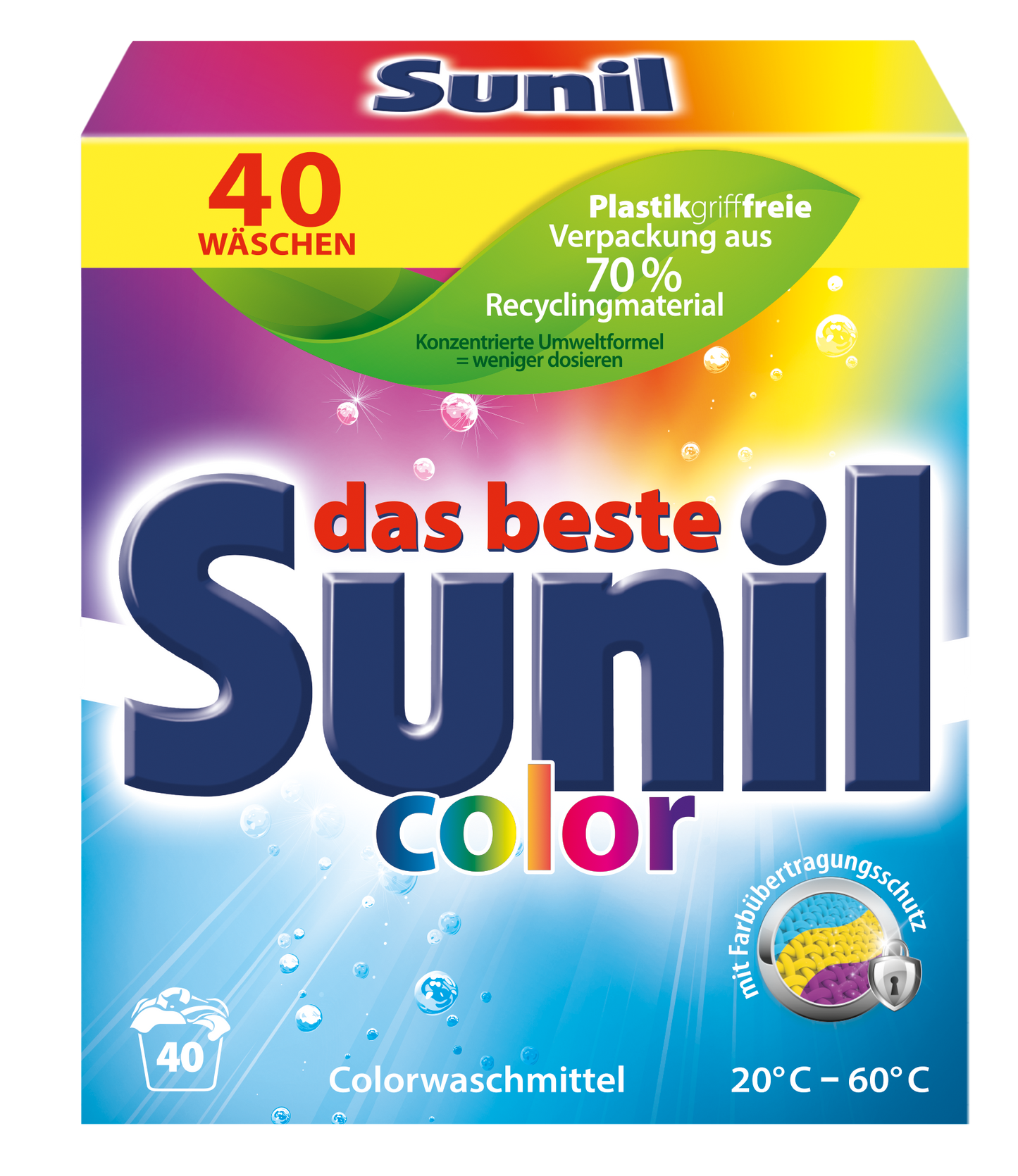 مسحوق Sunil color الغسيل