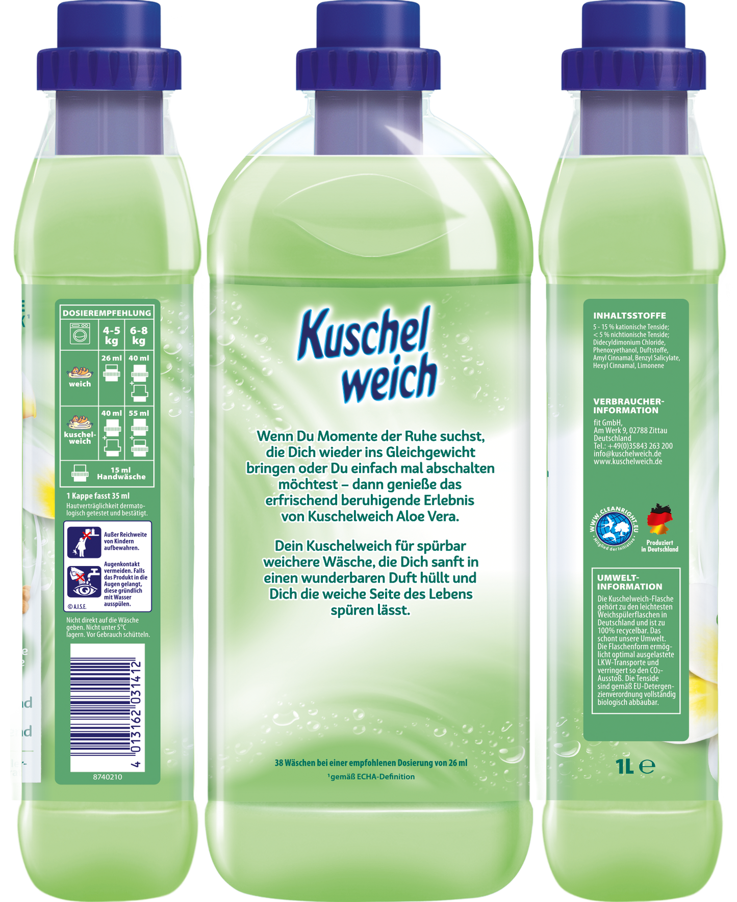 Kuschelweich  Aloe Vera -منعم و معطر الغسيل